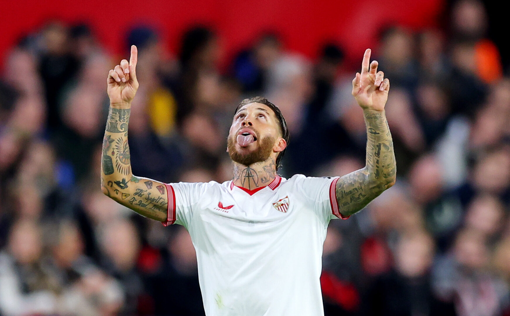 Sergio Ramos trifft in der Champions League für den FC Sevilla.