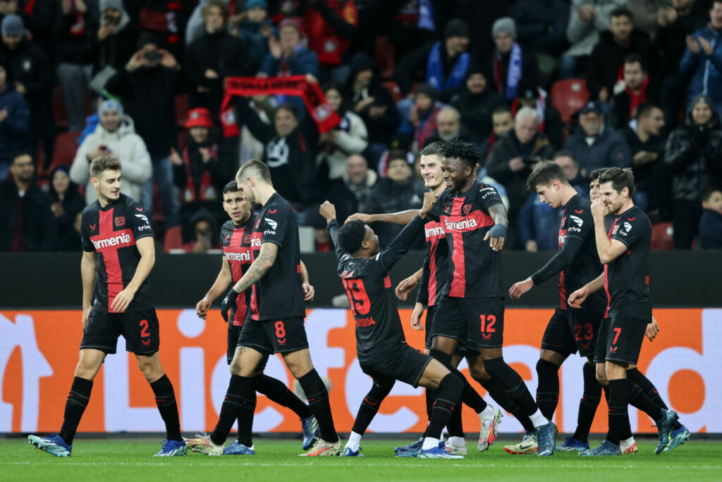 Europa League: Bayer Leverkusen hielt die makellose Bilanz aufrecht.