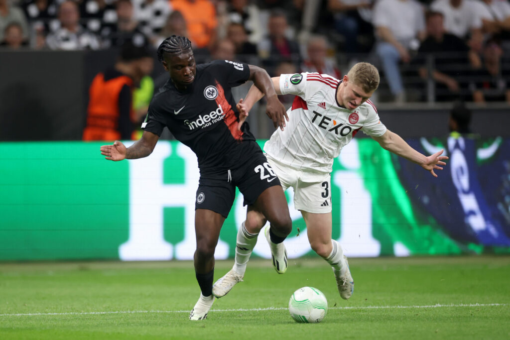Eintracht Frankfurt ist gegen den FC Aberdeen gefordert.