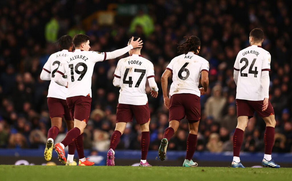 Manchester City dreht die Partie bei Everton in Halbzeit zwei
