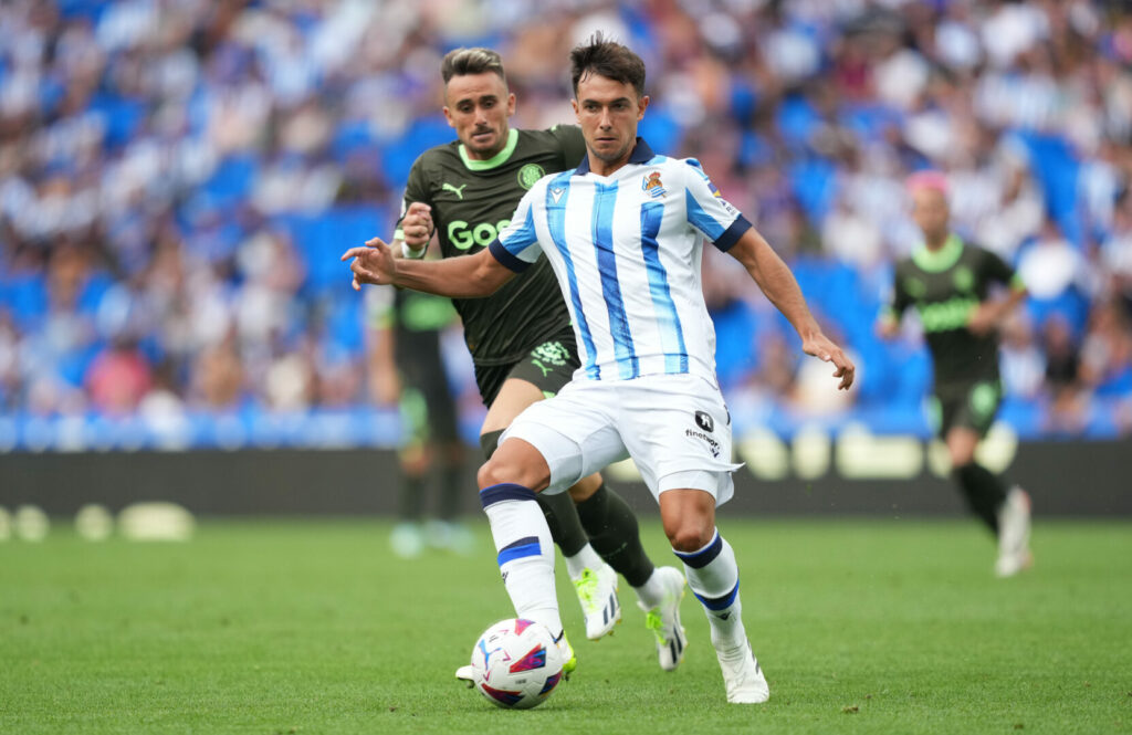 Angeblich beide im Fokus des FC Bayern: Martín Zubimendi (vorne) und Aleix García