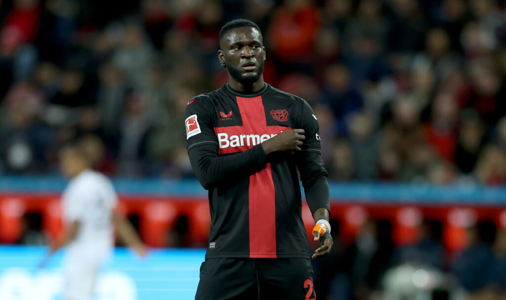 Victor Boniface verletzte sich kurz vor dem Afrika-Cup. (Photo by Lars Baron/Getty Images)