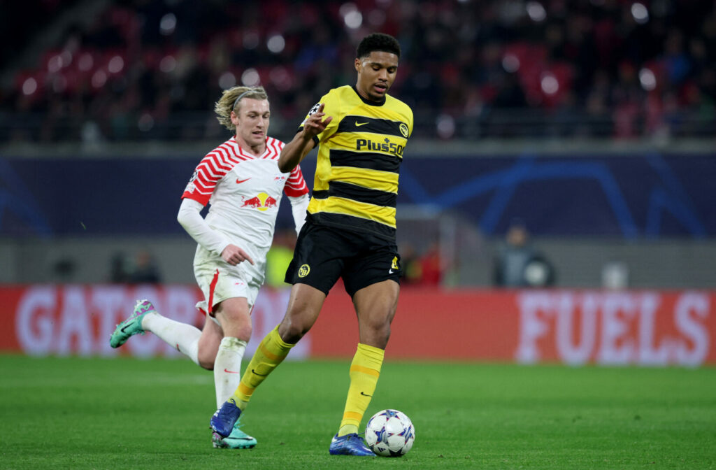 Aurele Amenda im Trikot der Young Boys Bern.