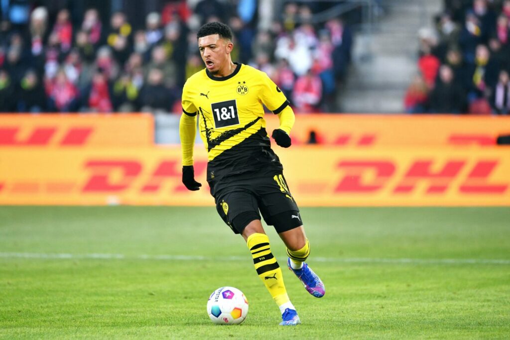 Jadon Sancho. (Photo by UWE KRAFT/AFP via Getty Images)