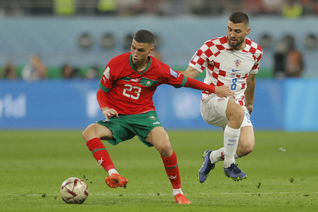 Afrika-Cup: Bilal El Khannouss im Trikot von Marokko.