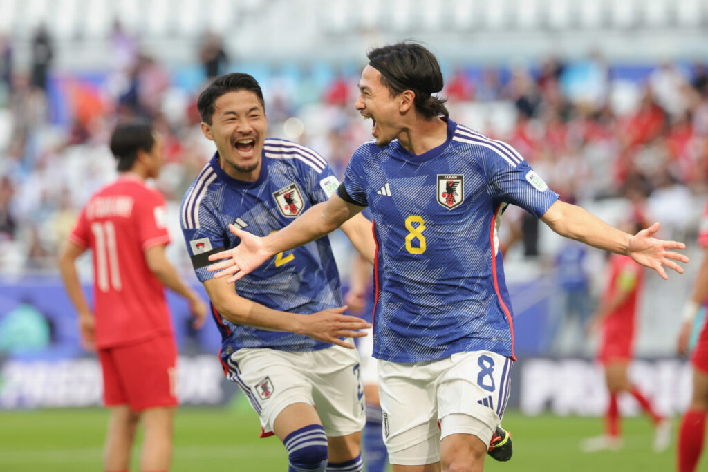 Asien-Cup: Japan gewann gegen Vietnam.