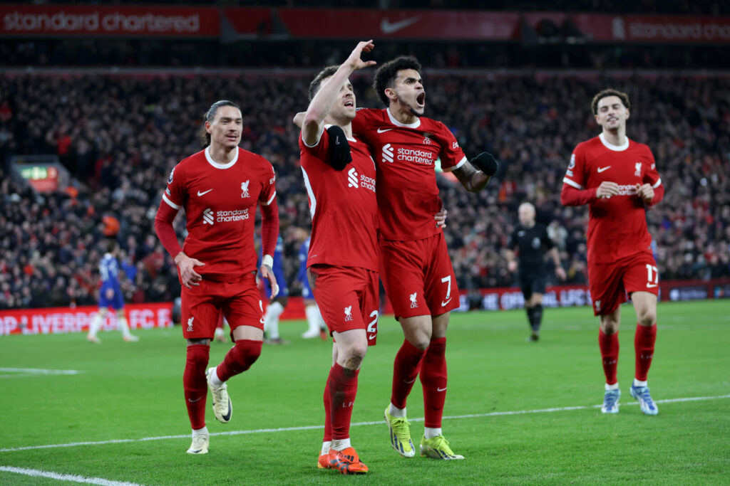 Liverpool konnte auch gegen Chelsea gleich mehrfach jubeln
