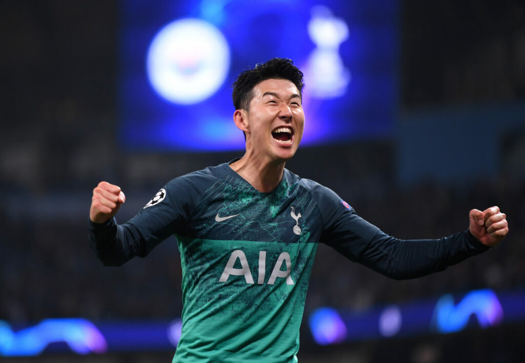 Tottenhams Son Heung-min jubelt.