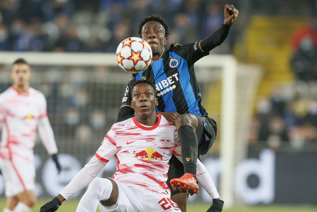 Ilaix Moriba bei einem seiner wenigen Einsätze für RB. (Photo by BRUNO FAHY/BELGA MAG/AFP via Getty Images)