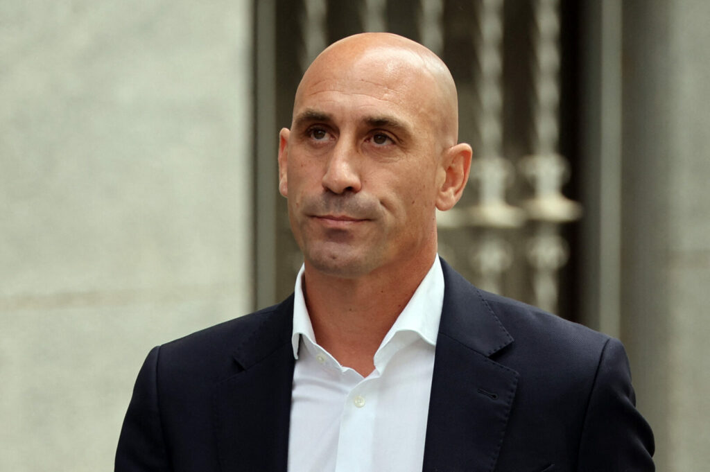 Luis Rubiales. (Photo by THOMAS COEX/AFP via Getty Images)