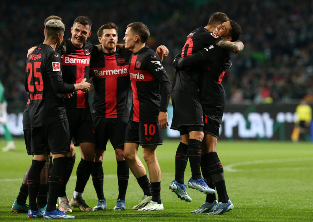 Bayer Leverkusen hat viel zu bejubeln. (Photo by Cathrin Mueller/Getty Images)