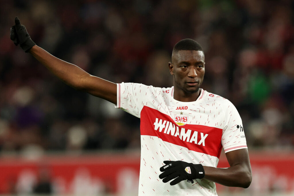 AC Milan jagt VfB-Stürmer Serhou Guirassy(Photo by Alexander Hassenstein/Getty Images)