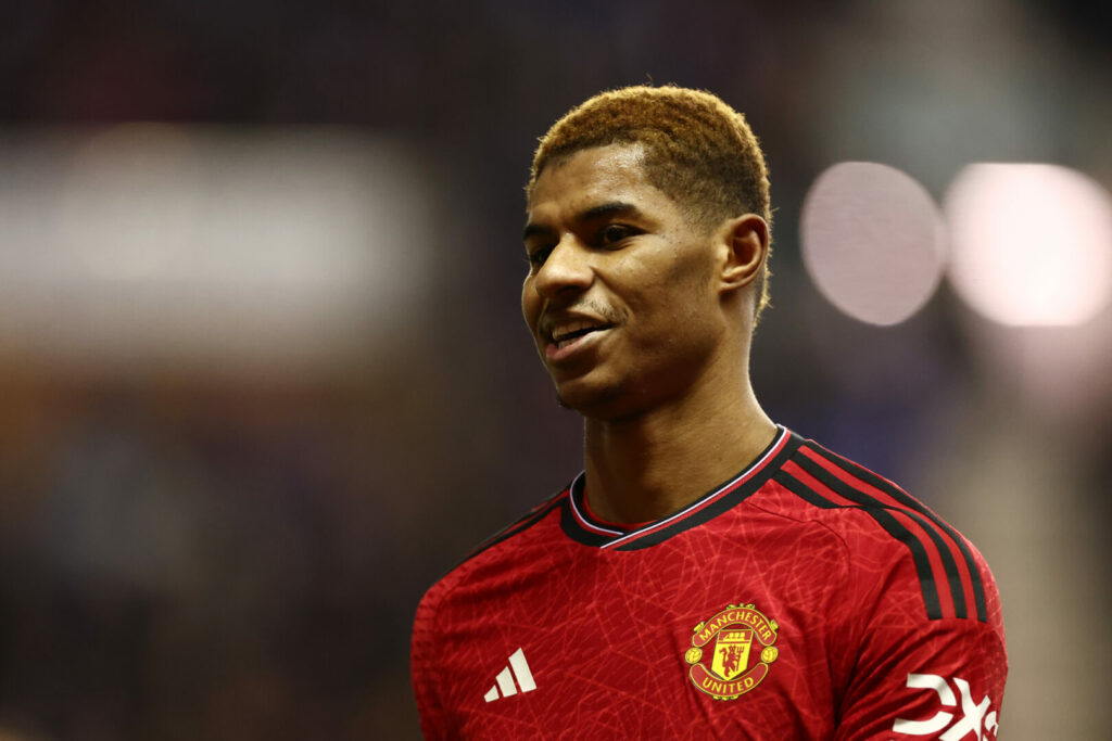 Marcus Rashford wurde nach seinem Party-Trip von Manchester United mit internen Disziplinarmaßnahmen belegt. Am Donnerstag gegen die Wolves könnte der Stürmer aber wieder zum Einsatz kommen.