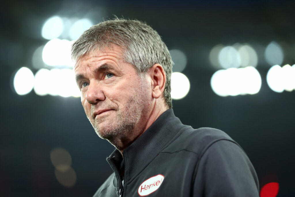 Friedhelm Funkel. (Photo by Lars Baron/Bongarts/Getty Images)