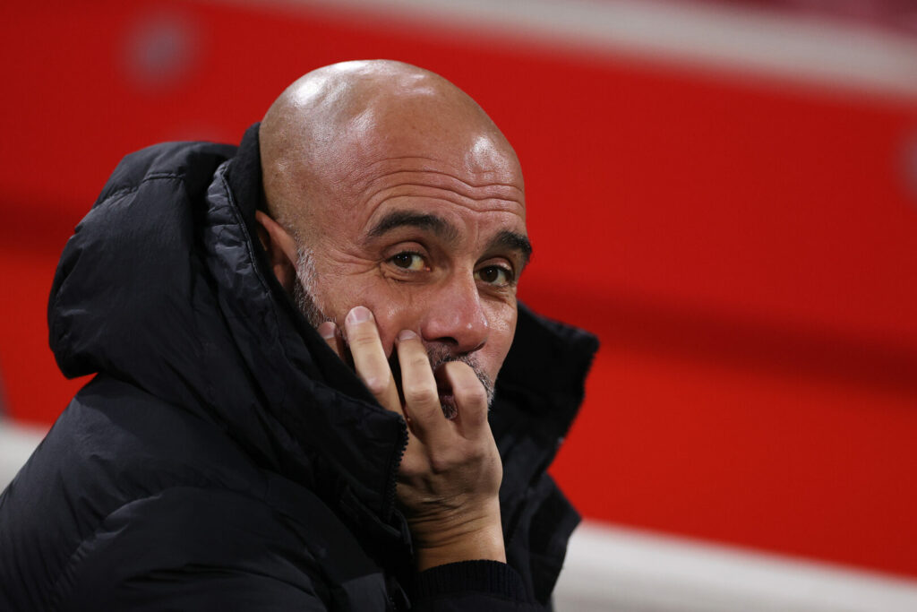 Pep Guardiola als Trainer von Manchester City.