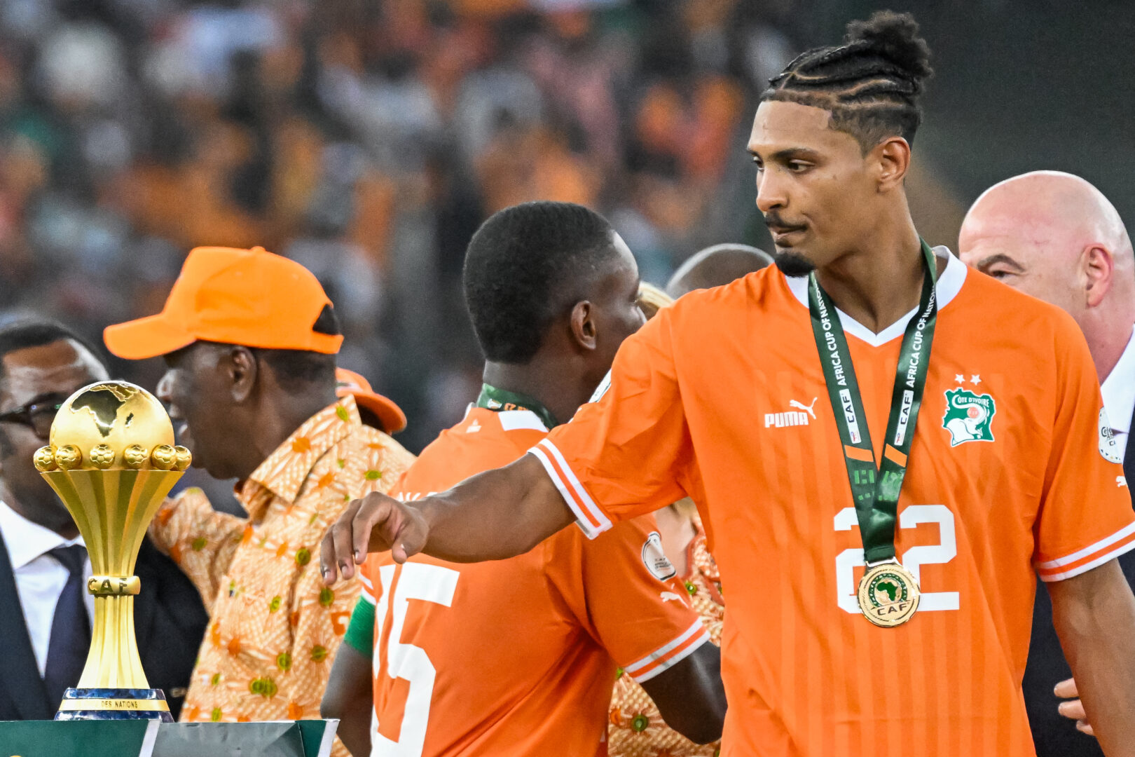 Sébastien Haller. (Photo by SIA KAMBOU/AFP via Getty Images)