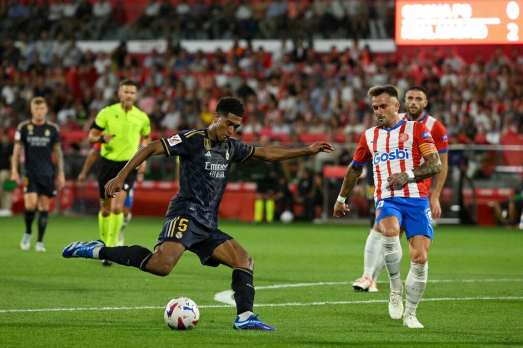 La Liga: Der FC Girona tritt bei Real Madrid an.