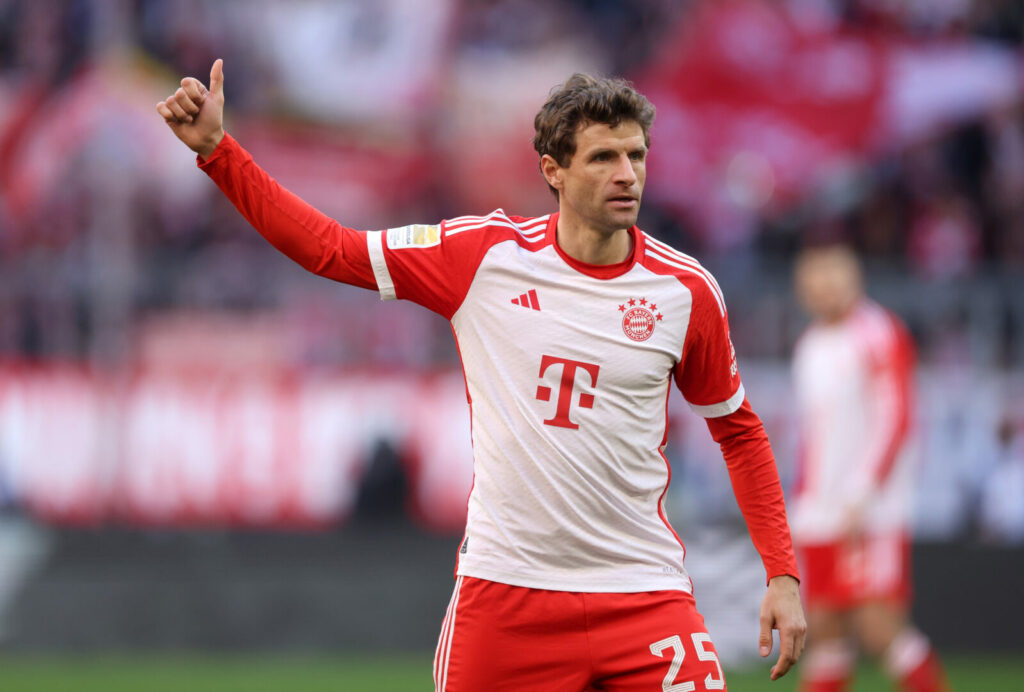 Thomas Müller. (Photo by Alexander Hassenstein/Getty Images)