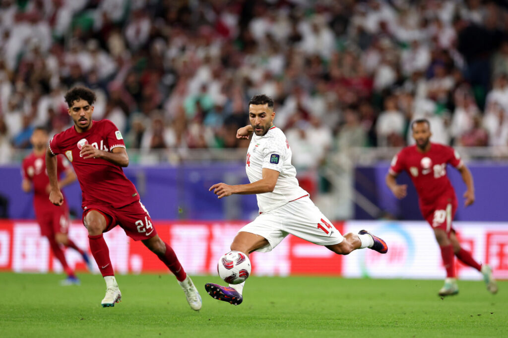 Asien Cup: Umkämpfte Partie zwischen Iran und Katar.