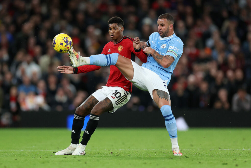 Das Manchester-Derby zwischen United und City steigt am Sonntag um 16.30 Uhr.