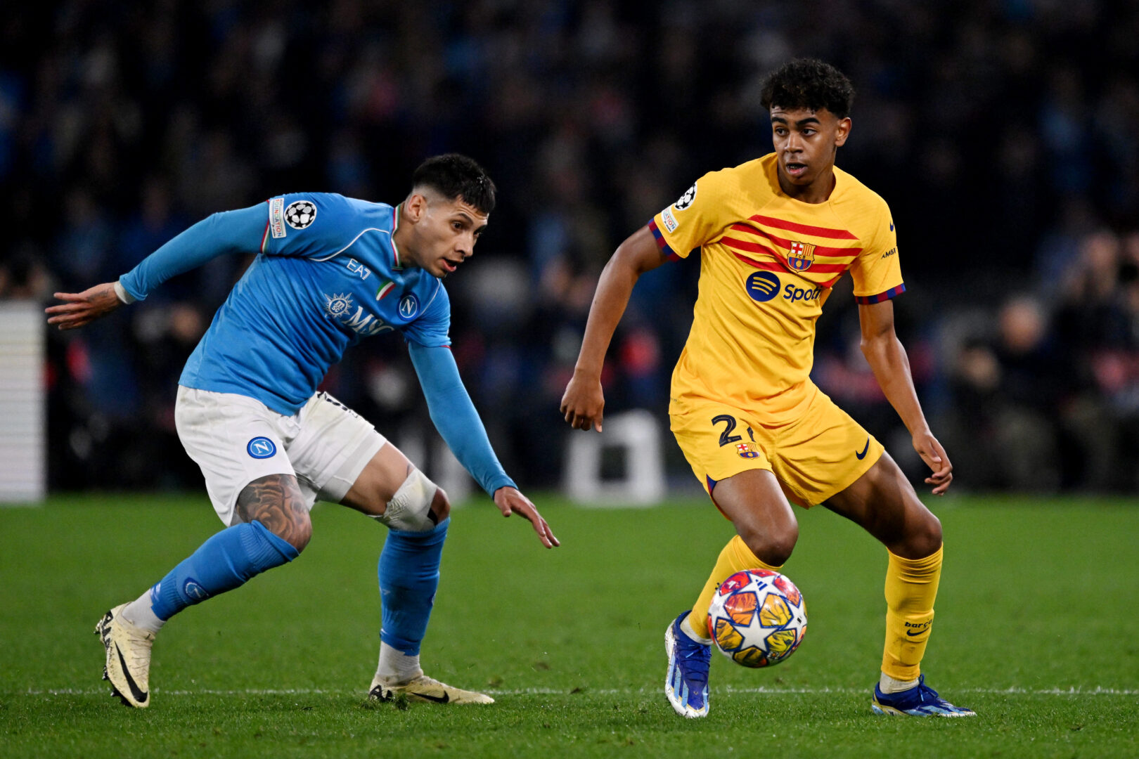 Lamine Yamal jüngster Spieler der Champions-League-K.o.-Runde