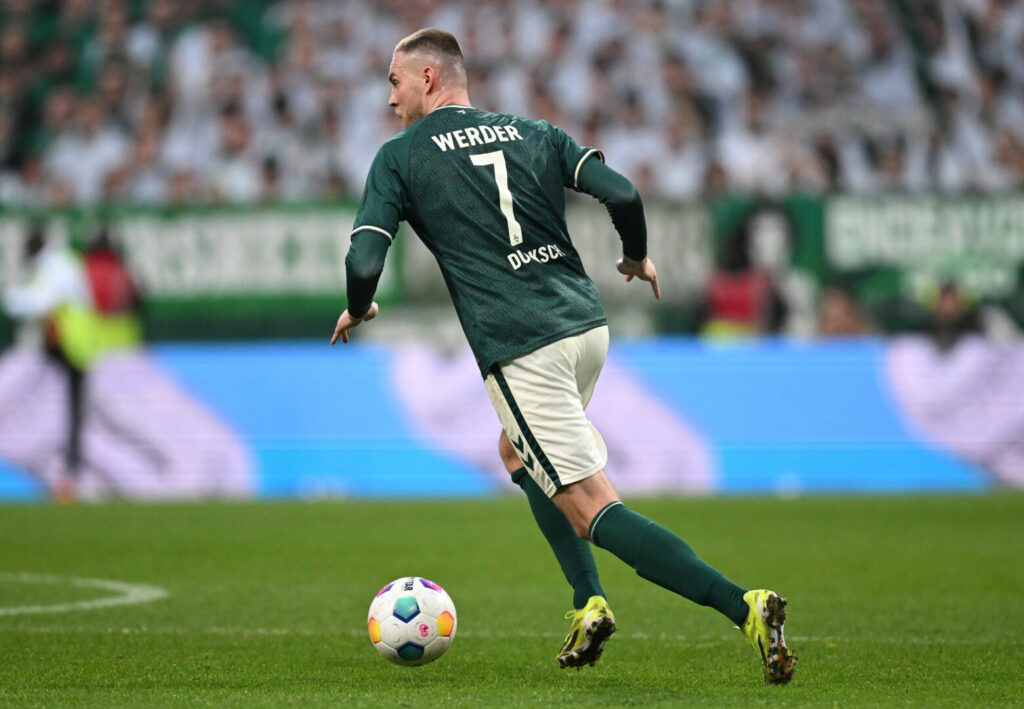 Marvin Ducksch im Trikot von Werder Bremen.