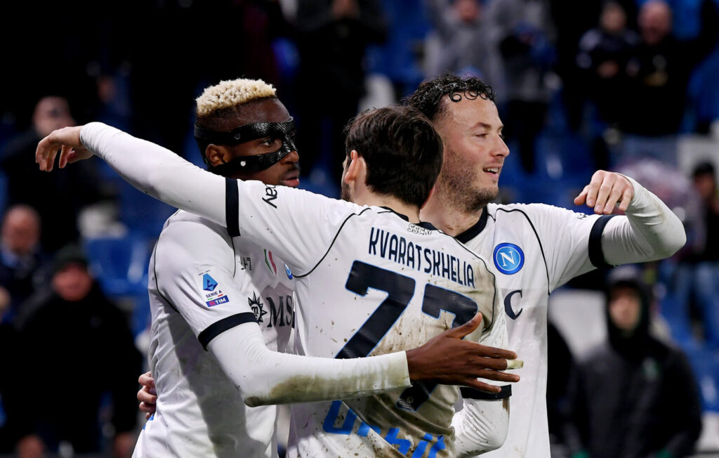 Die SSC Napoli gewann deutlich bei Sassuolo Calcio.