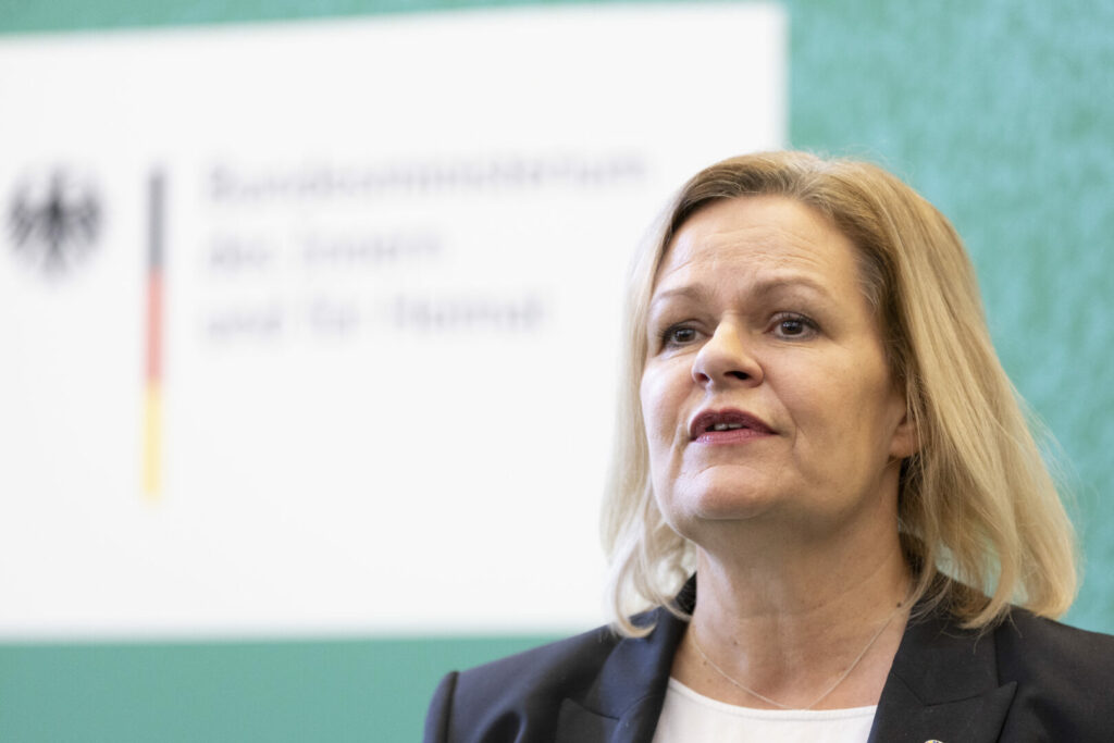 Bundesinnenministerin Nancy Faeser