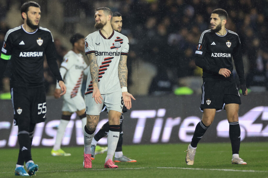 Europa League: Leverkusen spielt 2:2 bei Qarabag.
