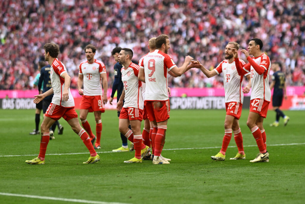 Bundesliga: Der FC Bayern ist in Ballerlaune.
