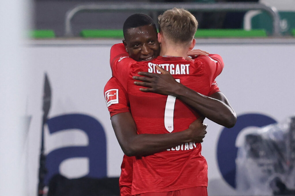 Serhou Guirassy bejubelt einen Treffer.