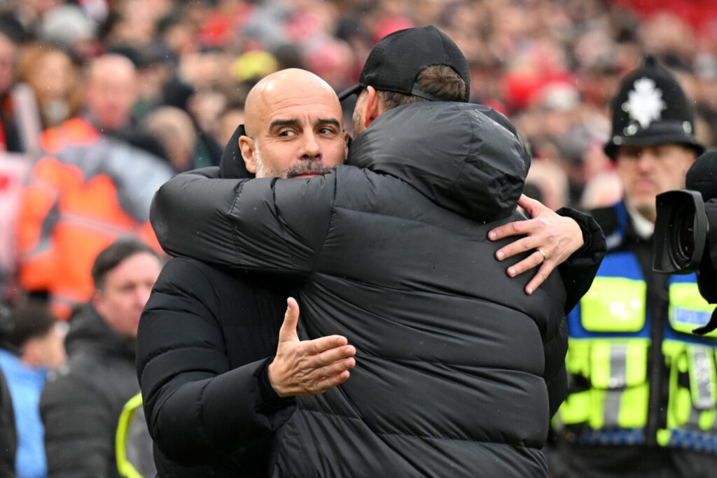 Guardiola und Klopp trennen sich im letzten Duell in Liverpool 1:1