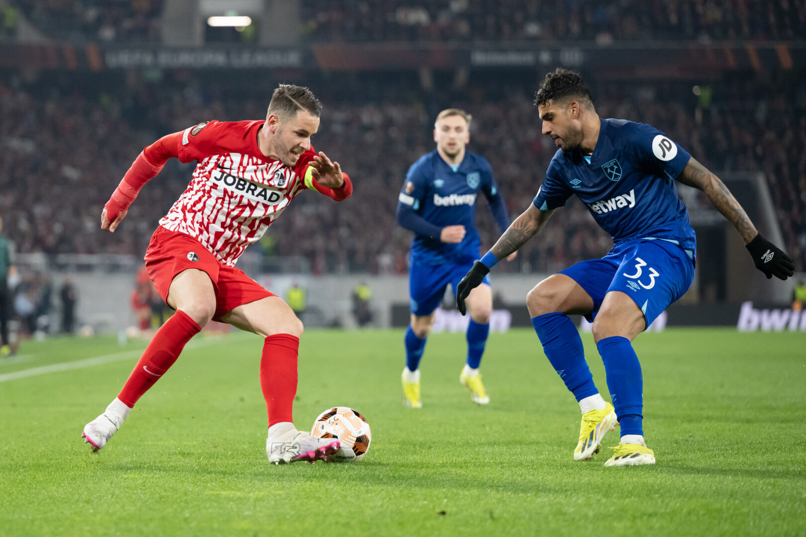 Europa League: Der SC Freiburg trifft auf West Ham United.