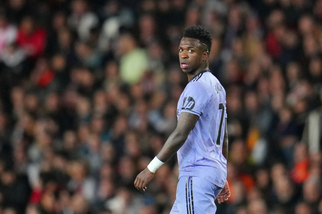 Vinicius Jr. wurde erneut Opfer rassistischer Anfeindungen.