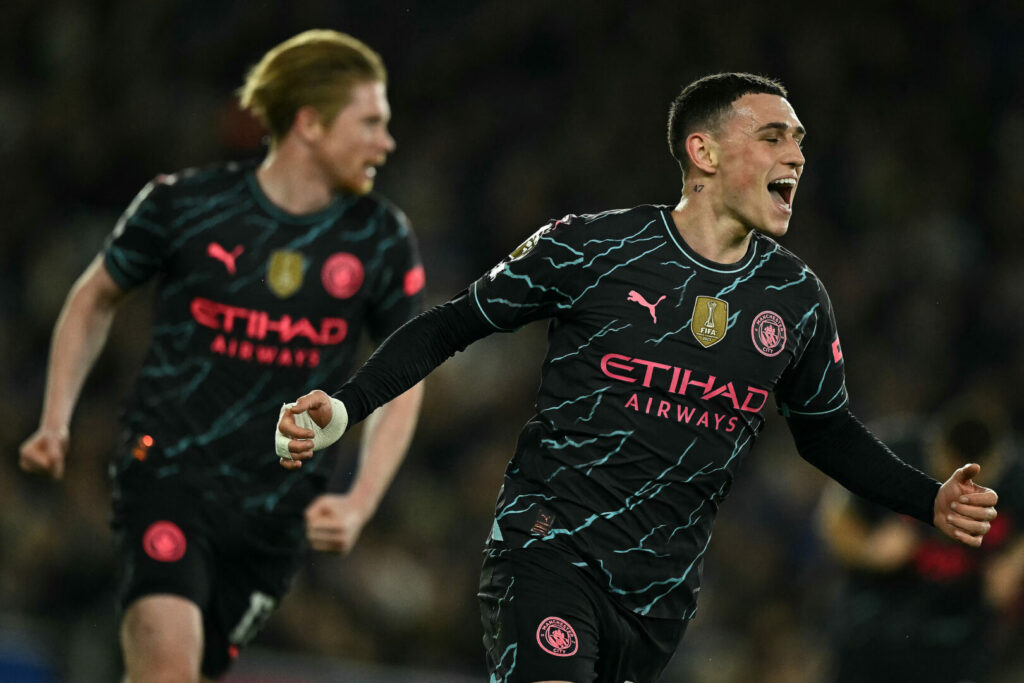 Phil Foden und Manchester City jubeln mehrfach in Brighton
