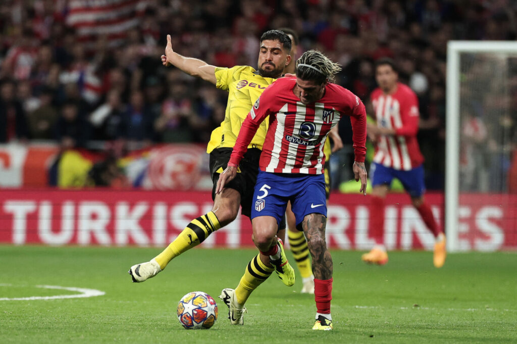 Champions League: Atlético war dem BVB meist einen Schritt voraus.