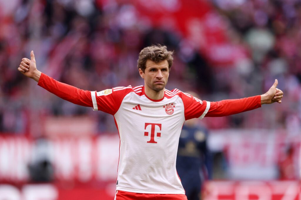 Thomas Müller mit seinem 700. Pflichtspiel für den FC Bayern.