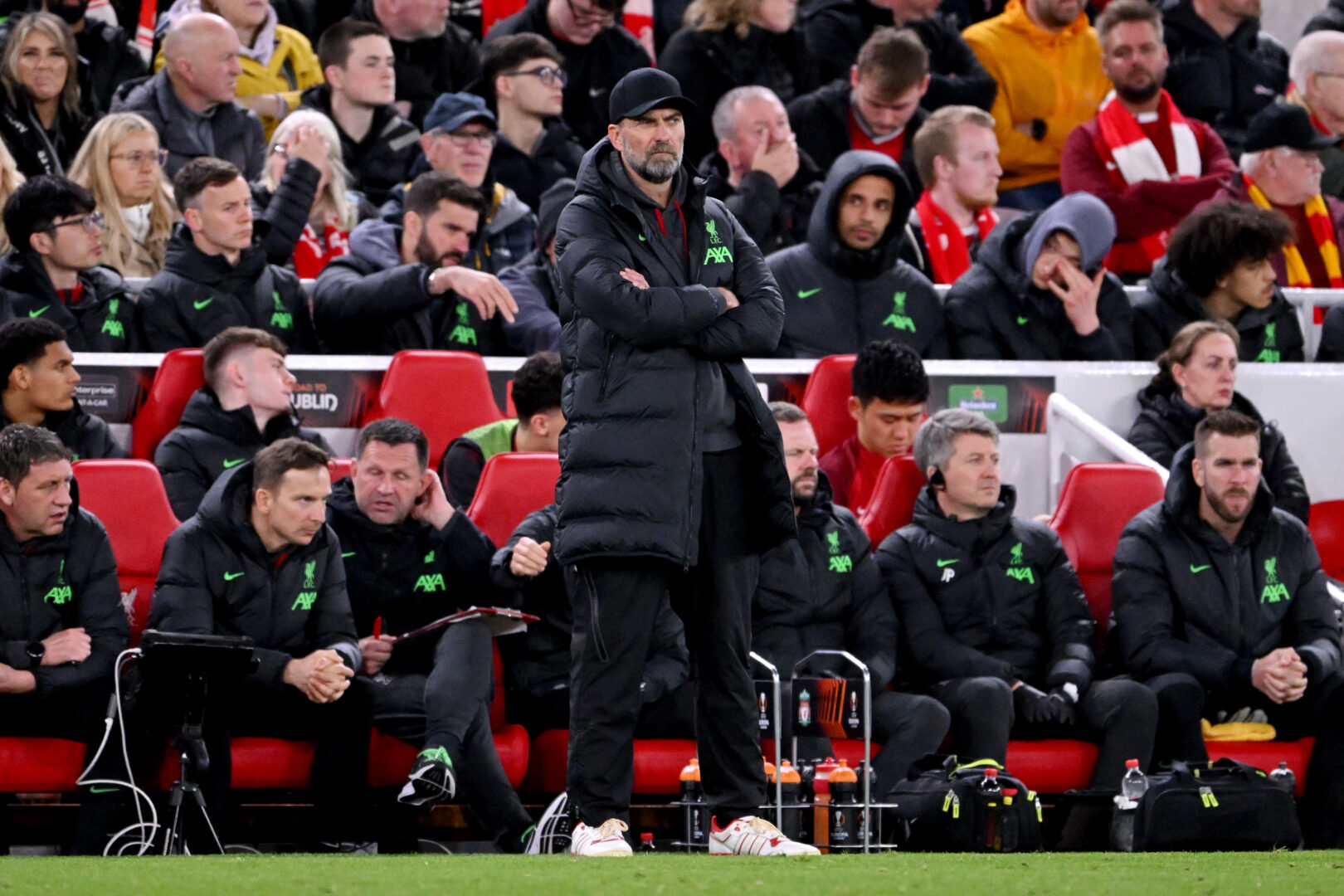 Jürgen Klopp hadert mit der Niederlage gegen Atalanta Bergamo.