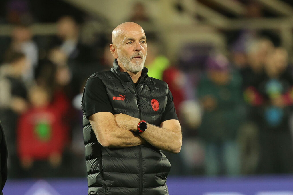 Stefano Pioli als Trainer der AC Milan.
