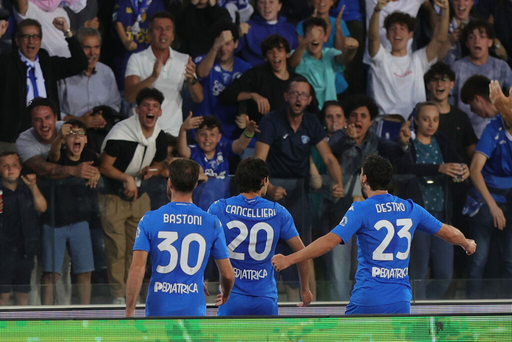 Serie A: Empoli feierte den Klassenerhalt.