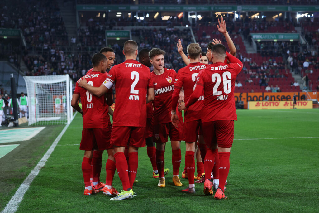 Der VfB Stuttgart gewann auch in Augsburg.