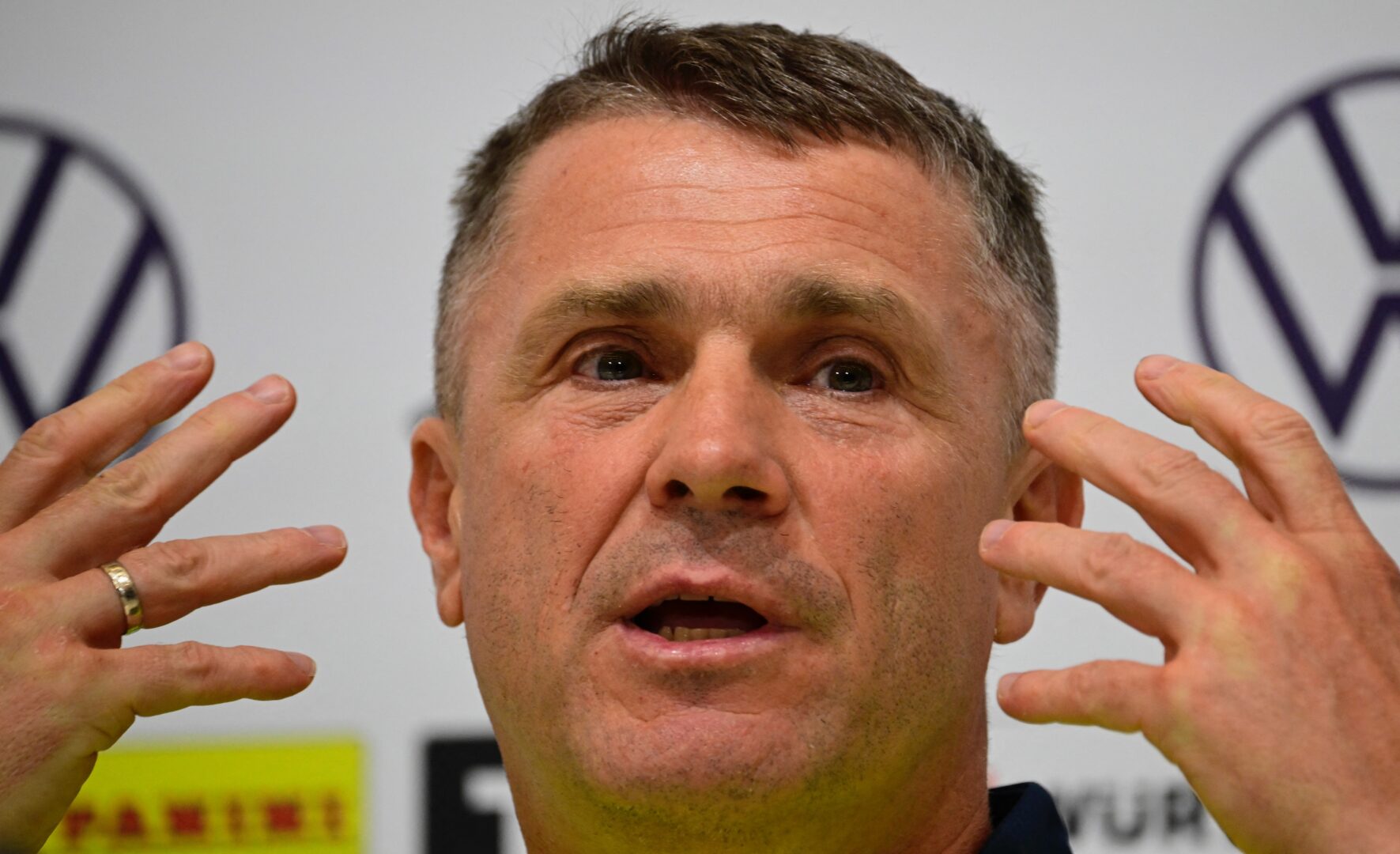 Ukraine-Coach Rebrow: „Haben den Eindruck, dass wir zuhause spielen“