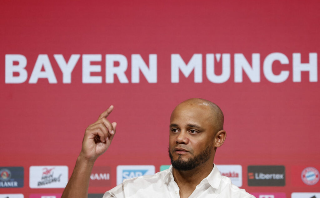 Vincent Kompany wird als neuer Trainer beim FC Bayern vorgestellt