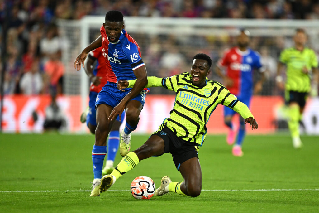 Eddie Nketiah könnte bei Crystal Palace unterkommen.