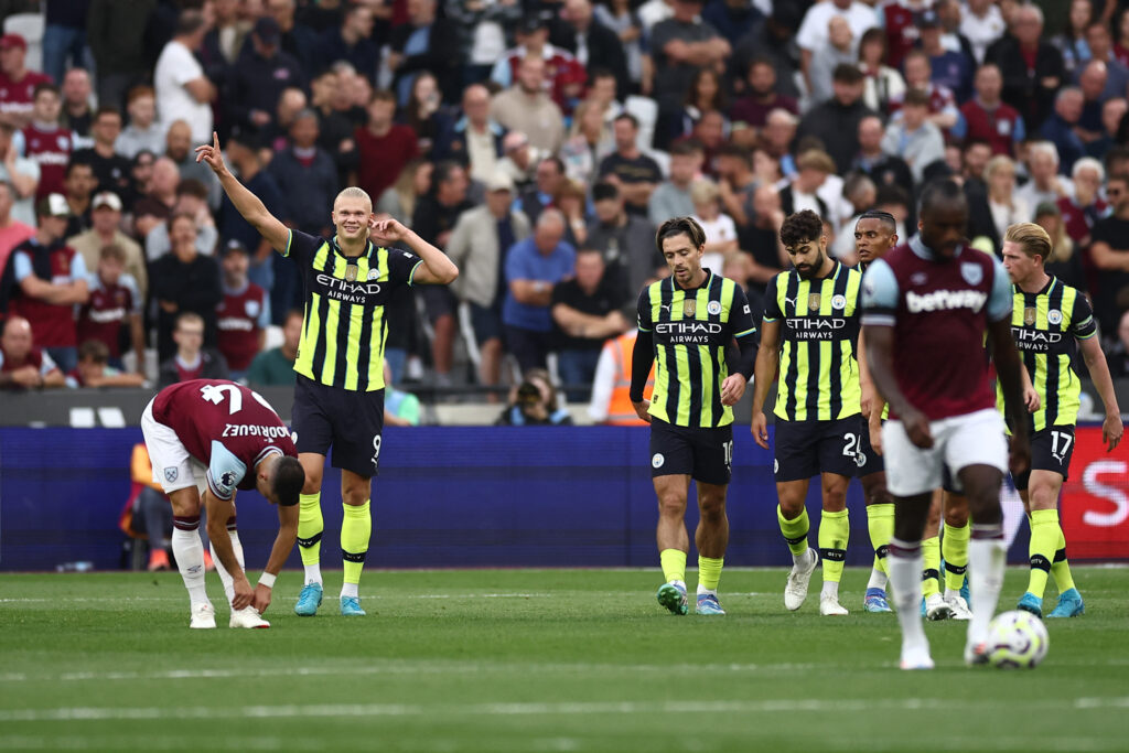 Haaland schießt City mit einem Doppelpack zum Sieg gegen West Ham
