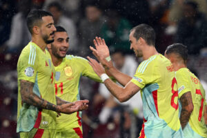 Nations League: Spanien gewann in der Schweiz.