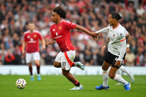 Joshua Zirkzee war für Manchester United gegen Liverpool noch ein Lichtblick
