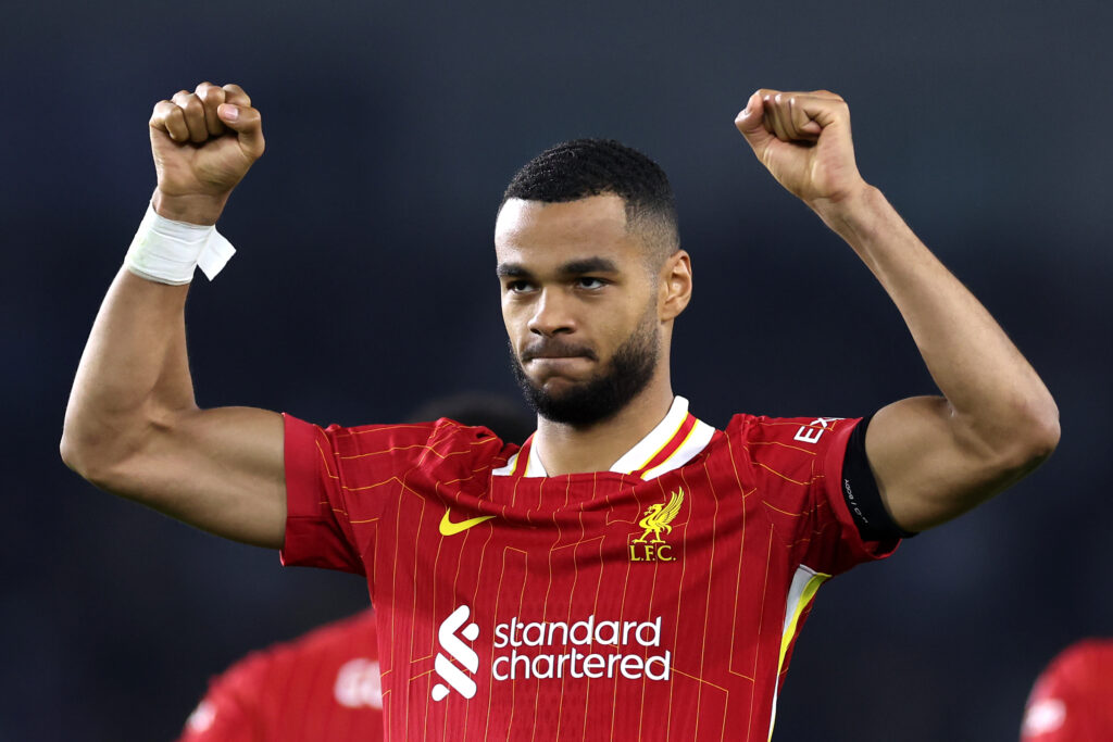 Cody Gakpo jubelt gegen Brighton.