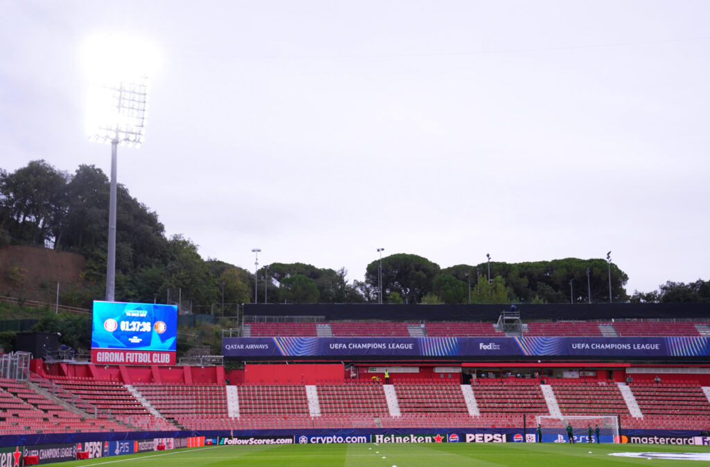 Champions League: Der FC Girona feiert sein Heimdebüt