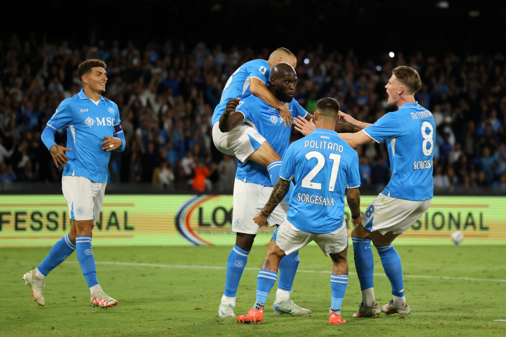 Romelu Lukaku führte die SSC Napoli zum Sieg über Como Calcio.